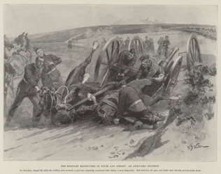 Die Militärmanöver in Wilts und Dorset, ein peinlicher Vorfall